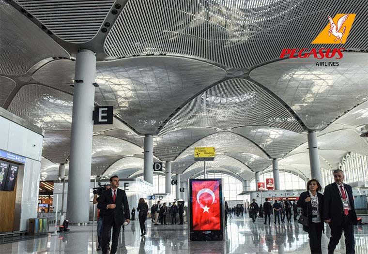 İstanbul Havalimanı Pegasus İletişim